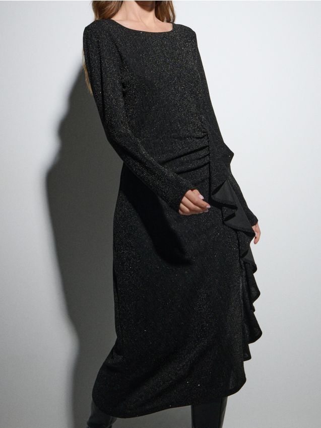 Sinsay - Rochie midi - negru