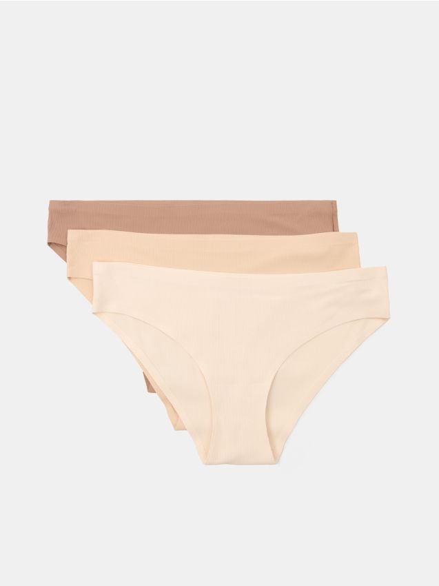 Sinsay - Bezszwowe figi 2 pack - wielobarwny
