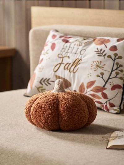 Cuscino a forma di zucca
