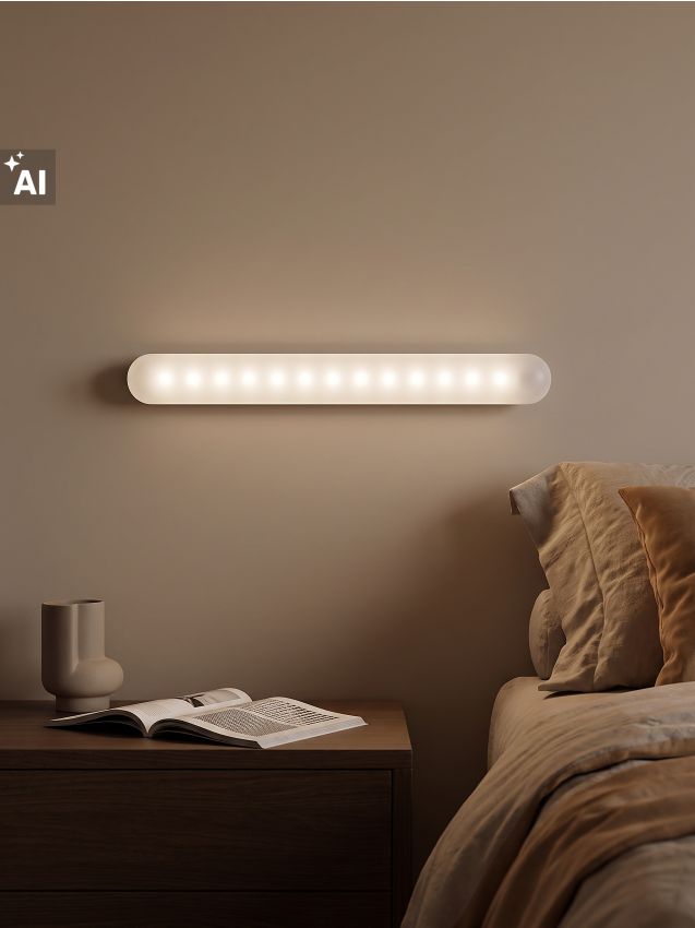 Sinsay - Aplică LED cu suport magnetic - alb