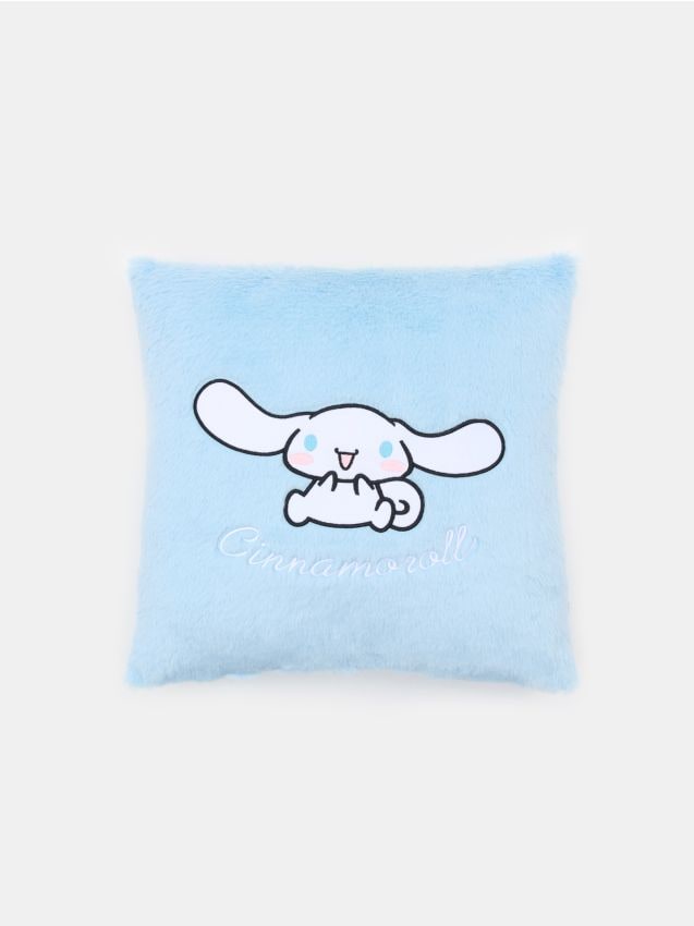 Sinsay - Pernă din imitație de blană Cinnamoroll - albastru-pal