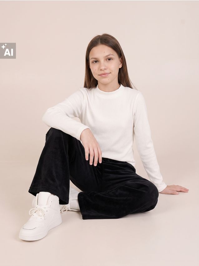 Sinsay - Pletene wide leg hlače