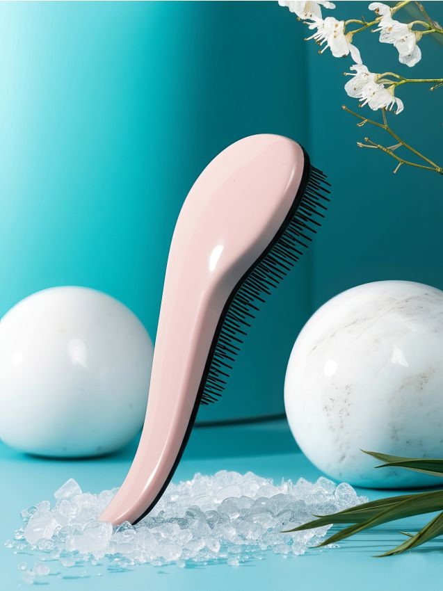 Sinsay - Perie de păr - roz-pudră