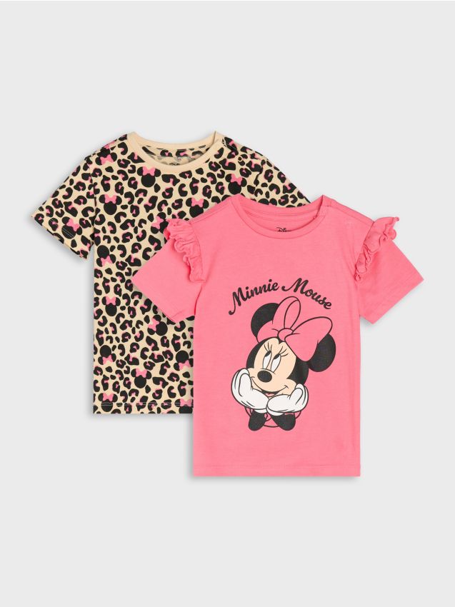 Sinsay - Памучни Тениски С Печат 2 Pack Minnie Mouse