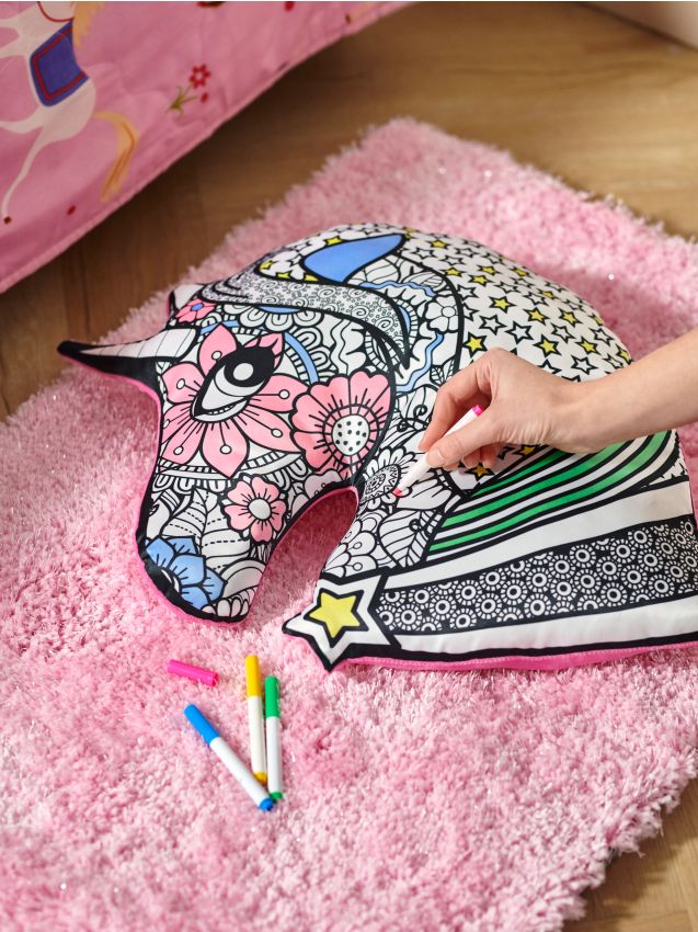 Sinsay - Pernă cu blană sintetică - multicolor