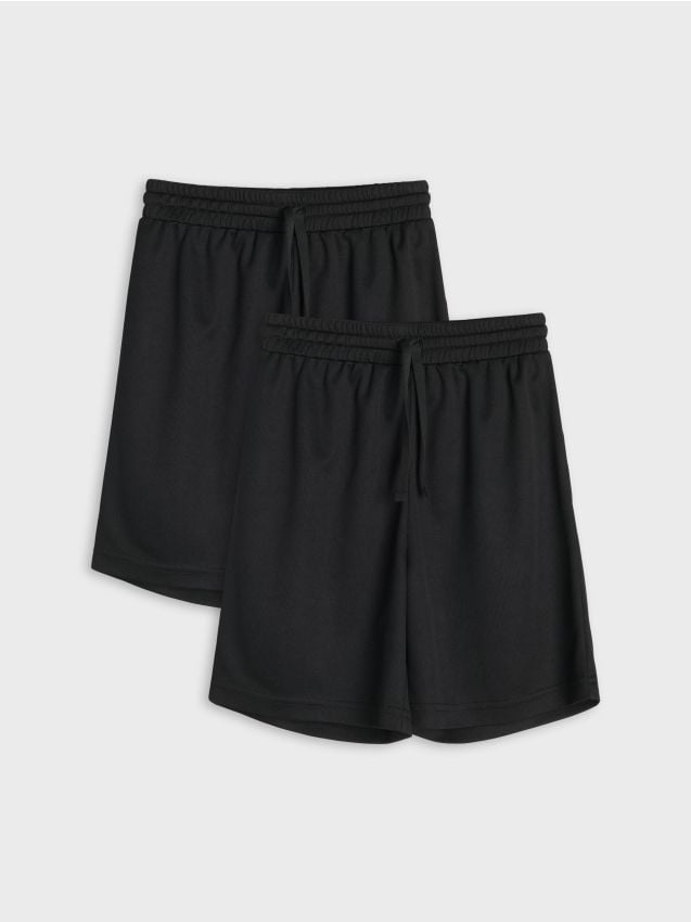 Sinsay - Șorturi sport Active 2 pack - negru