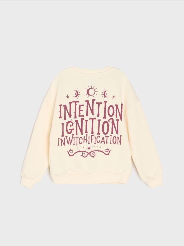Sinsay - Crewneck majica s pamukom Hexed