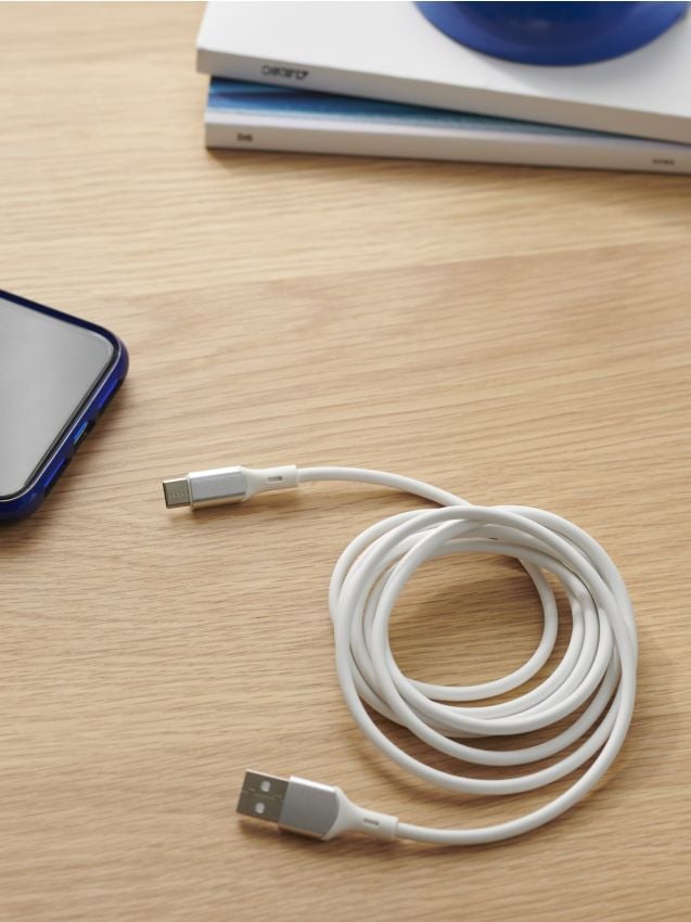 Sinsay - USB kábel - biela