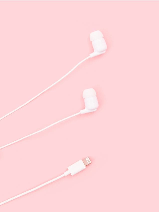 Sinsay - Căști - alb