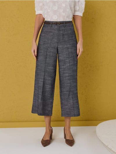 Кулоти с добавка на лен