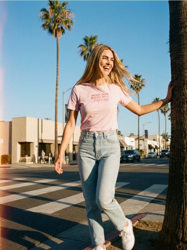 Sinsay - Koszulka z napisem 