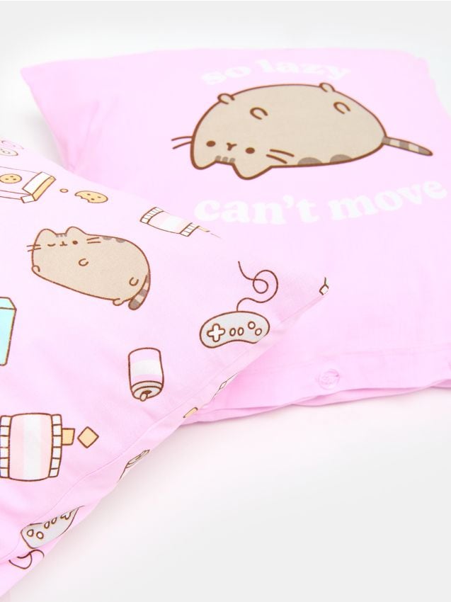 Sinsay - Fețe de pernă, Set de 2 bucăți Pusheen the Cat - violet-orhidee