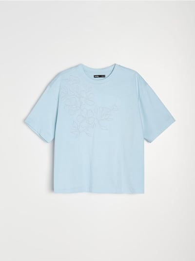 Pamučna majica s vezom