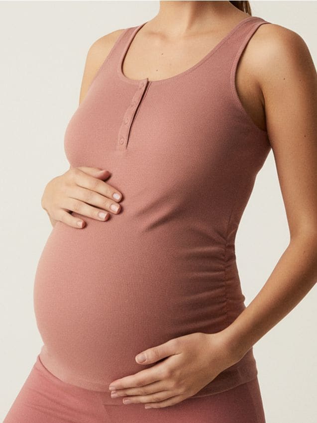 Sinsay - Bavlnená blúzka - popolavá ružová