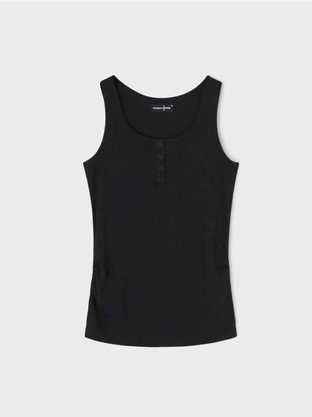 Sinsay - Bavlnená blúzka - čierna