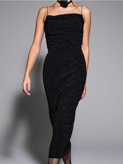 Rochie midi cu bretele