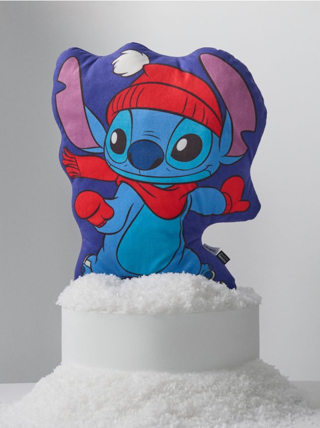Sinsay - Vankúš s potlačou Lilo & Stitch - tmavomodrá