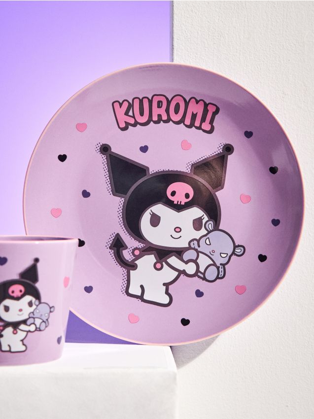 Sinsay - Farfurie ceramică cu imprimeu Kuromi - multicolor