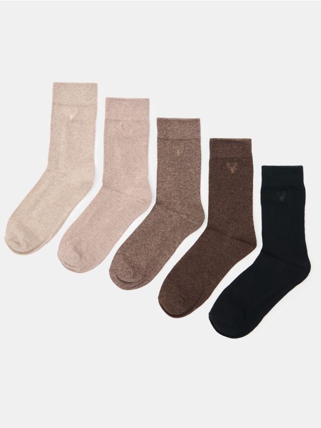Sinsay - Pamučne čarape s vezom 5 pack