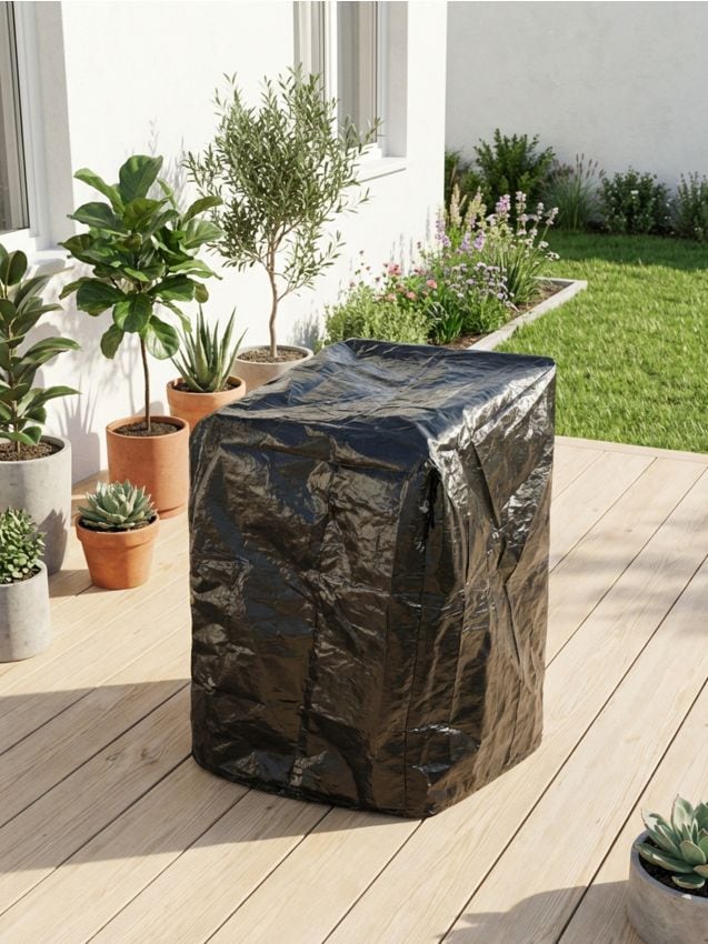 Sinsay - Husă de protecție împotriva ploii pentru grădină - negru