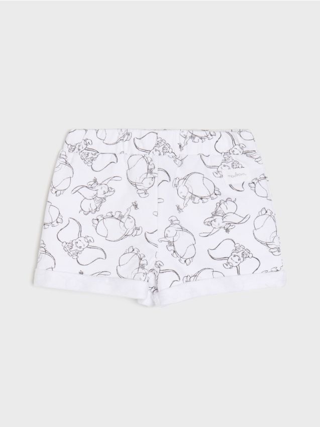 Sinsay - Kraťasy Dumbo - biela