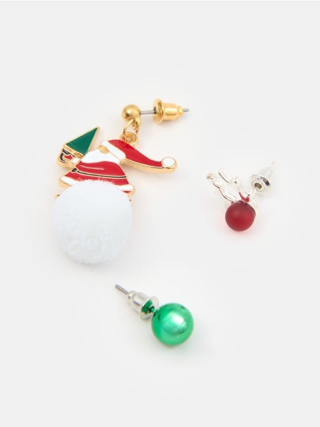 Sinsay - Set de 3 perechi de cercei - multicolor