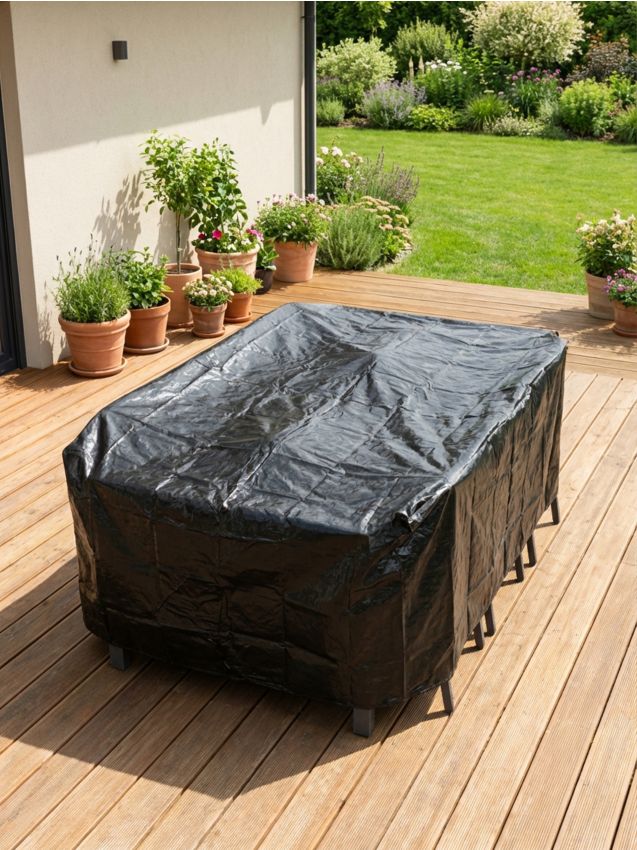 Sinsay - Husă de protecție împotriva ploii pentru grădină - negru