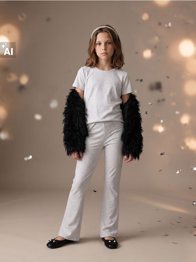 Sinsay - Flare hlače sa štrasom