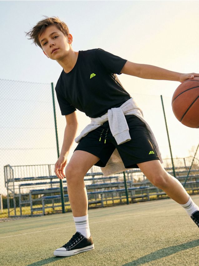 Sinsay - Tricou sportiv Active - negru