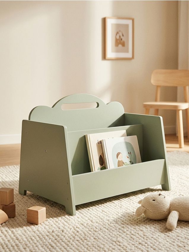 Libreria per bambini - verde pallido