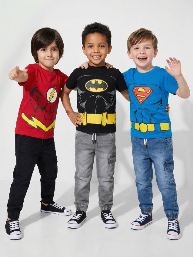 Sinsay - Koszulki 3 pack Superman - wielobarwny