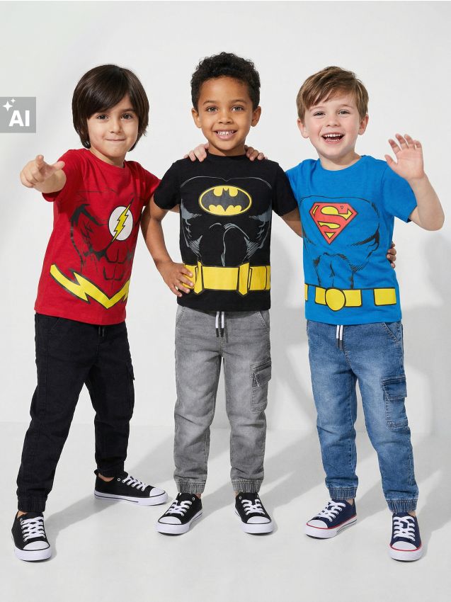 Sinsay - Set de 3 tricouri Superman - multicolor