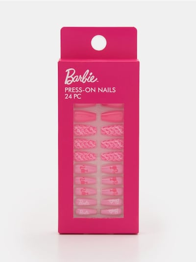 Nalepovací nehty Barbie
