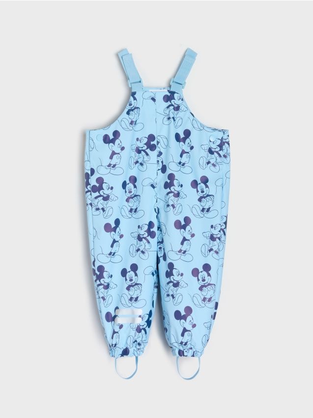 Sinsay - Pantaloni impermeabili Mickey Mouse - albastru