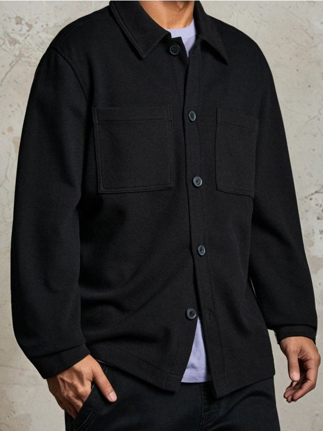 Sinsay - Bunda typu shacket - čierna