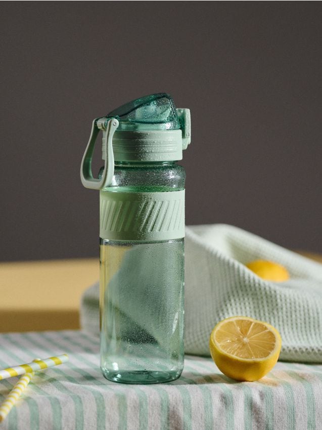 Sinsay - Bidon cu gradație și mâner - turcoaz