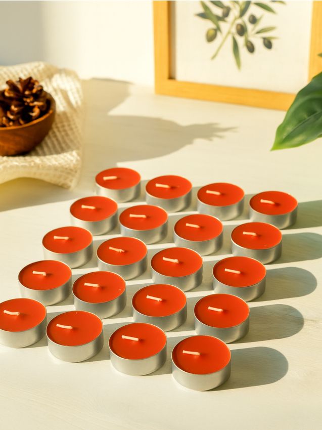 Sinsay - Sviečky – balenie 24 kusy - červená