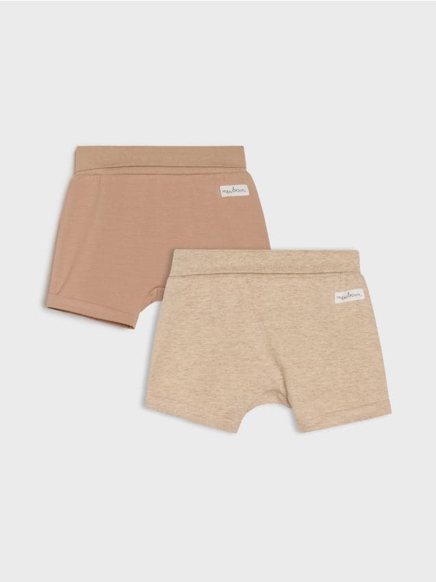 Sinsay - Șorturi din bumbac 2 pack - bej