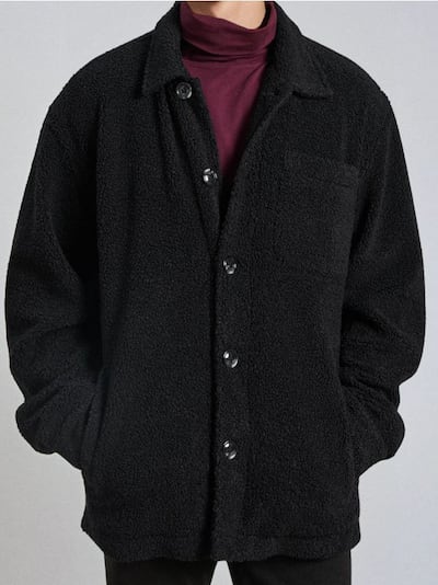 Ζακέτα με φερμουάρ και γιακά