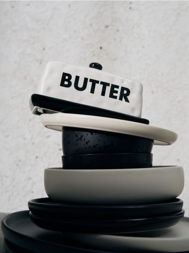 Sinsay - Nádoba na maslo - biela