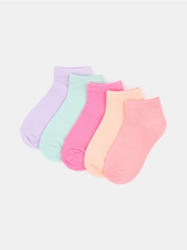 Sinsay - Set de 5 perechi de șosete cu conținut ridicat de bumbac - multicolor