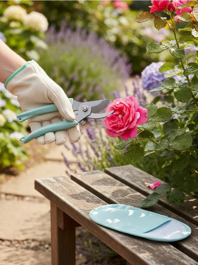 Sinsay - Foarfecă de grădină cu husă - verde-pal