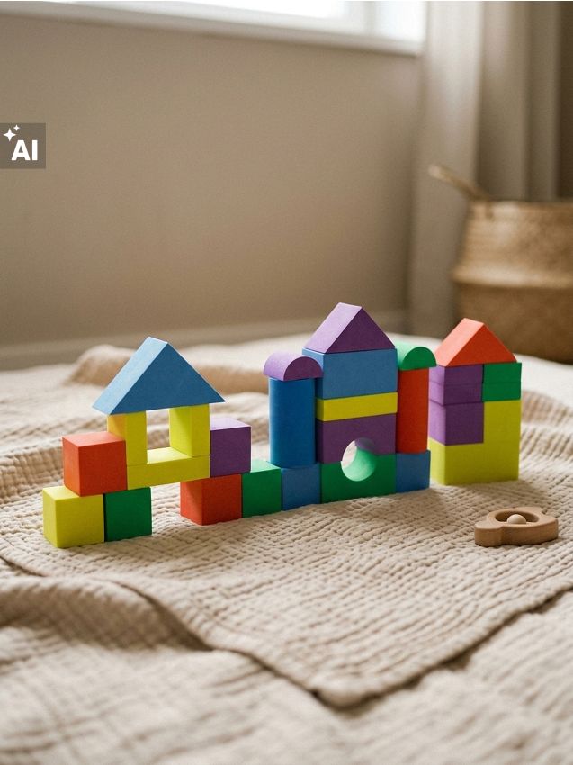Sinsay - Cuburi de construcție din spumă - multicolor