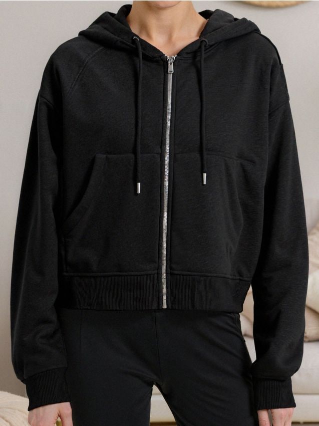 Sinsay - Mikina s kapucňou - čierna