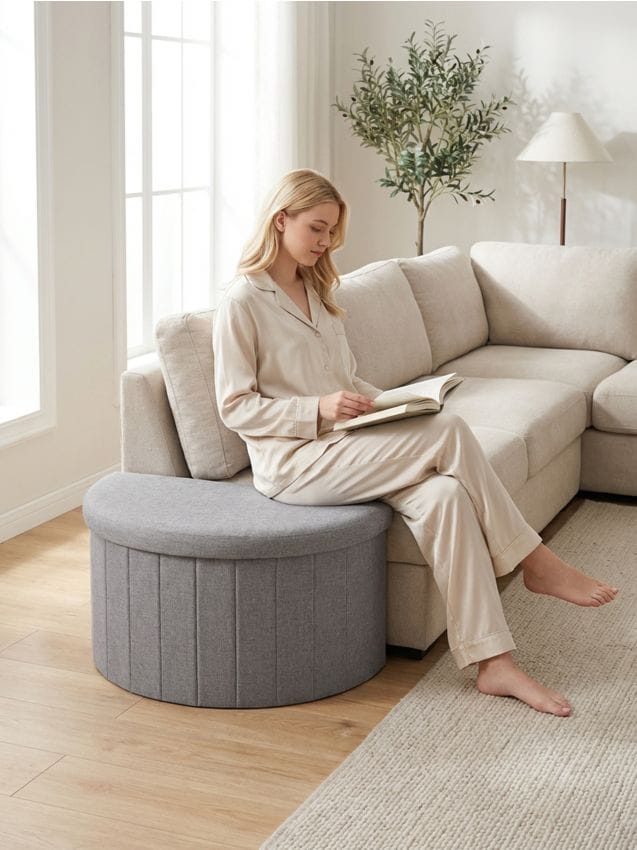 Puf cu funcție de depozitare