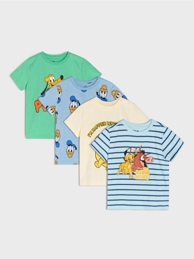 Sinsay - Tricouri din bumbac cu imprimeu Disney - verde