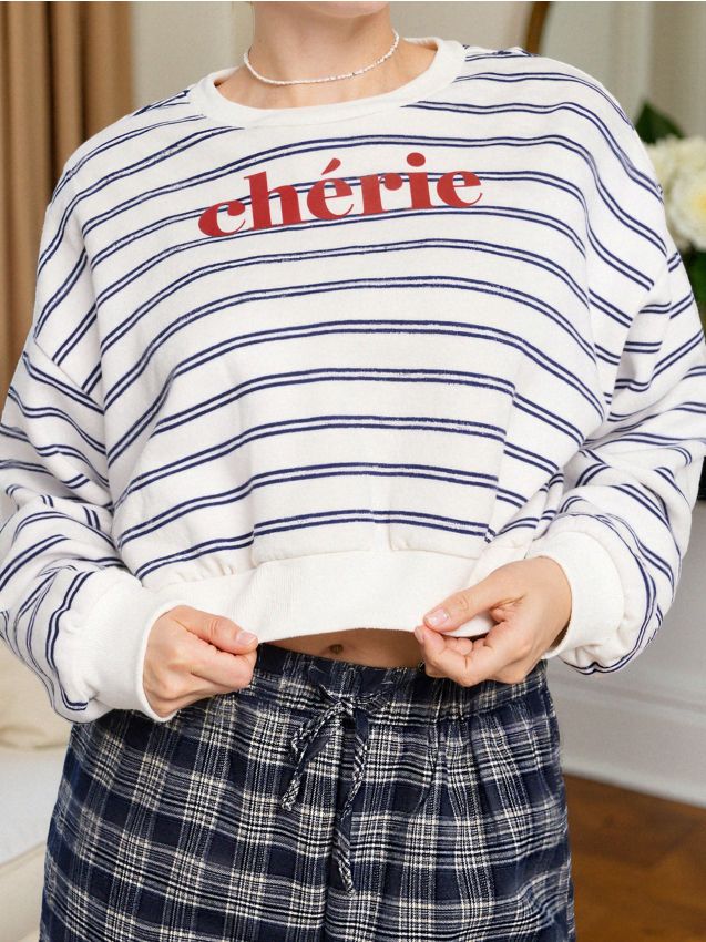 Sinsay - Pásikavá mikina - viacfarebná