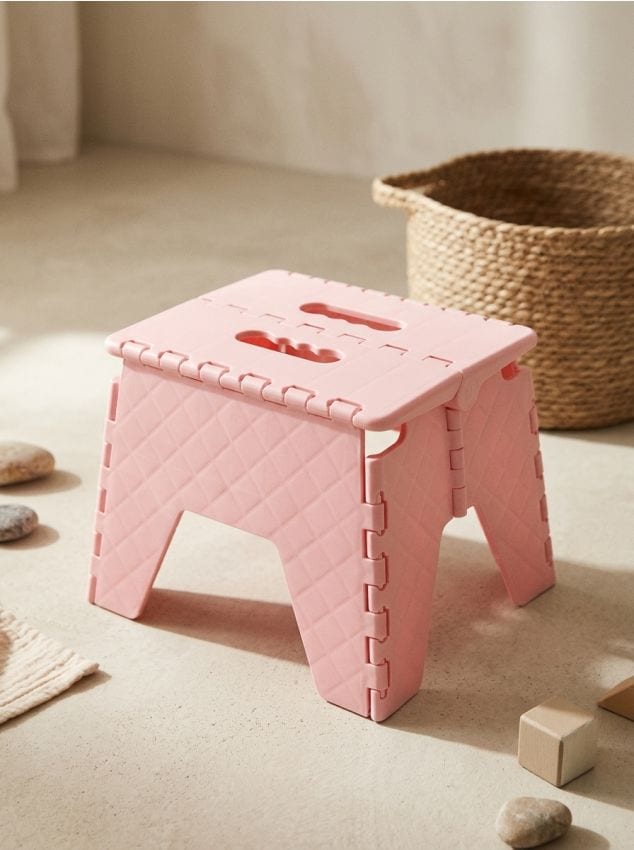 Sinsay - Suport pentru picioare pliabil - roz-pastel