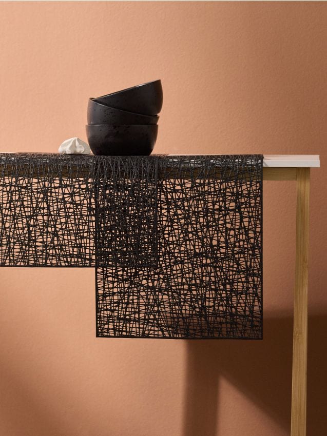 Sinsay - Set de suporturi de masă decupate 2 pack - negru