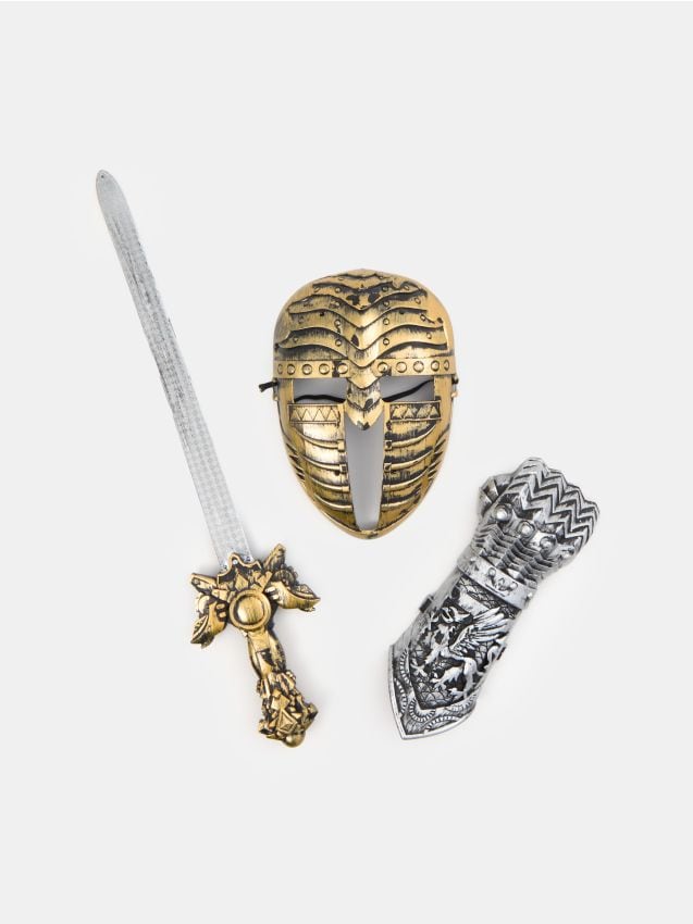 Sinsay - Set Cavaler – Sabie cu Masca și Mănușă - multicolor